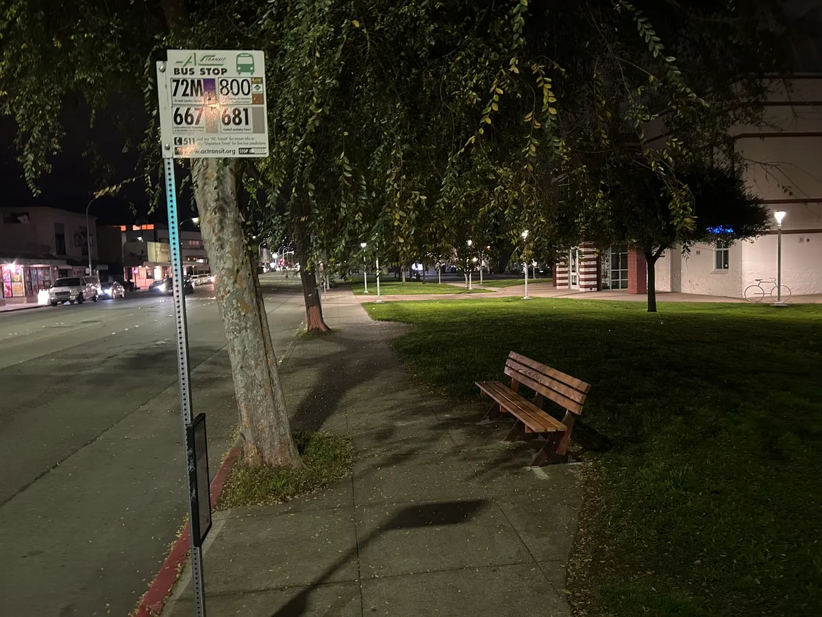 Photo of the bench.